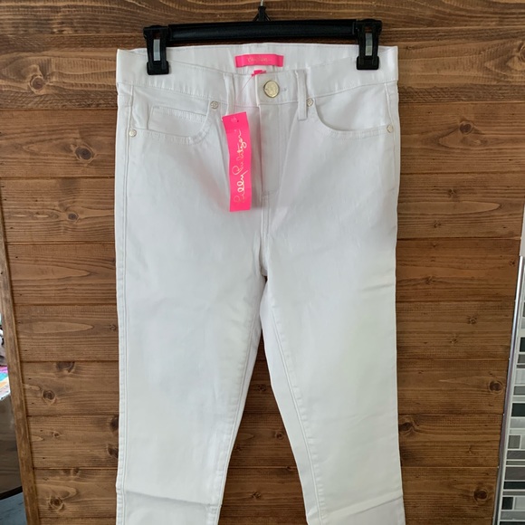 29" South Ocean High Rise Skinny Jean Resort White - Picture 2 of 2